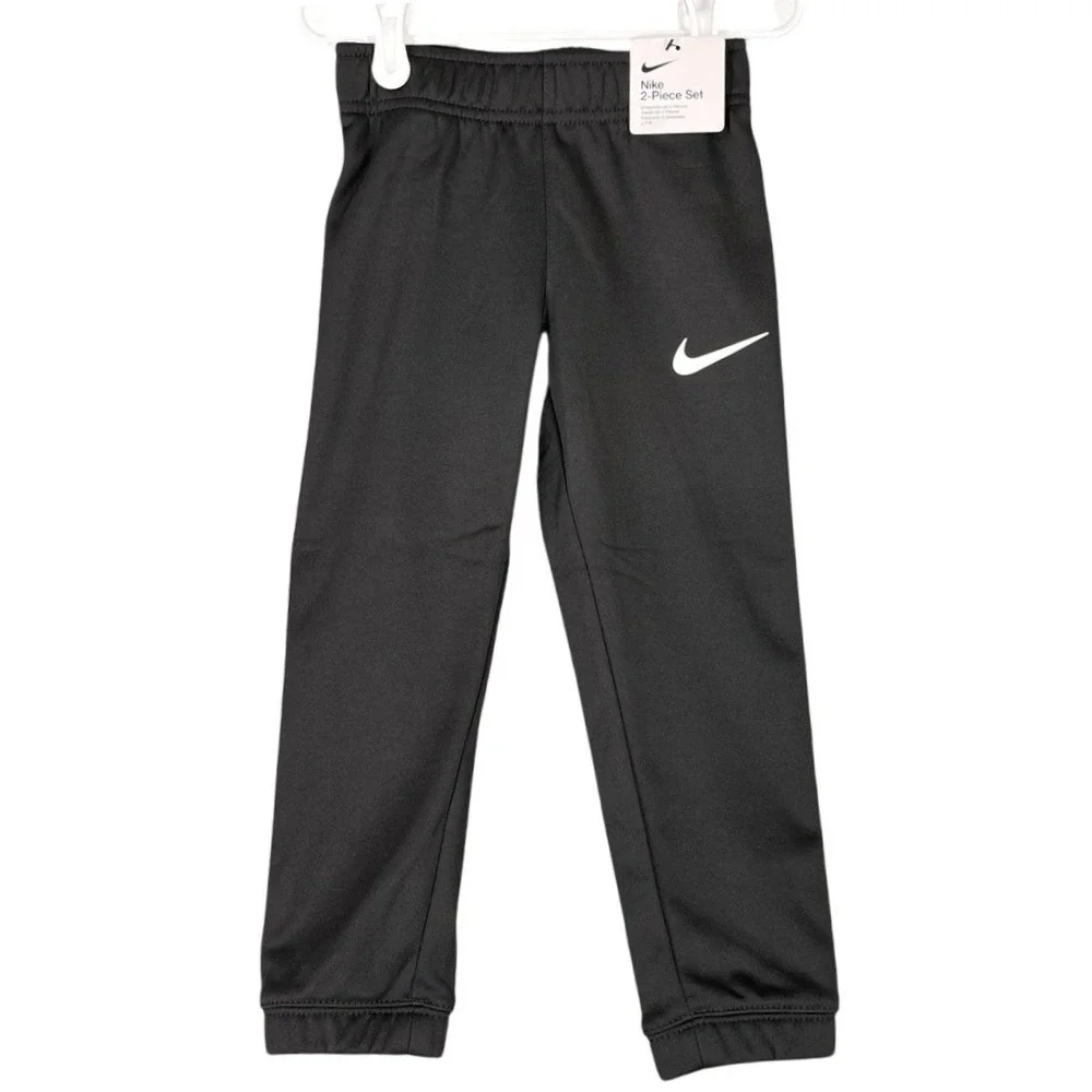 Nike Track Pants Therma FIT Kid XS Black Jogger Activewear Streetwear Sportswear